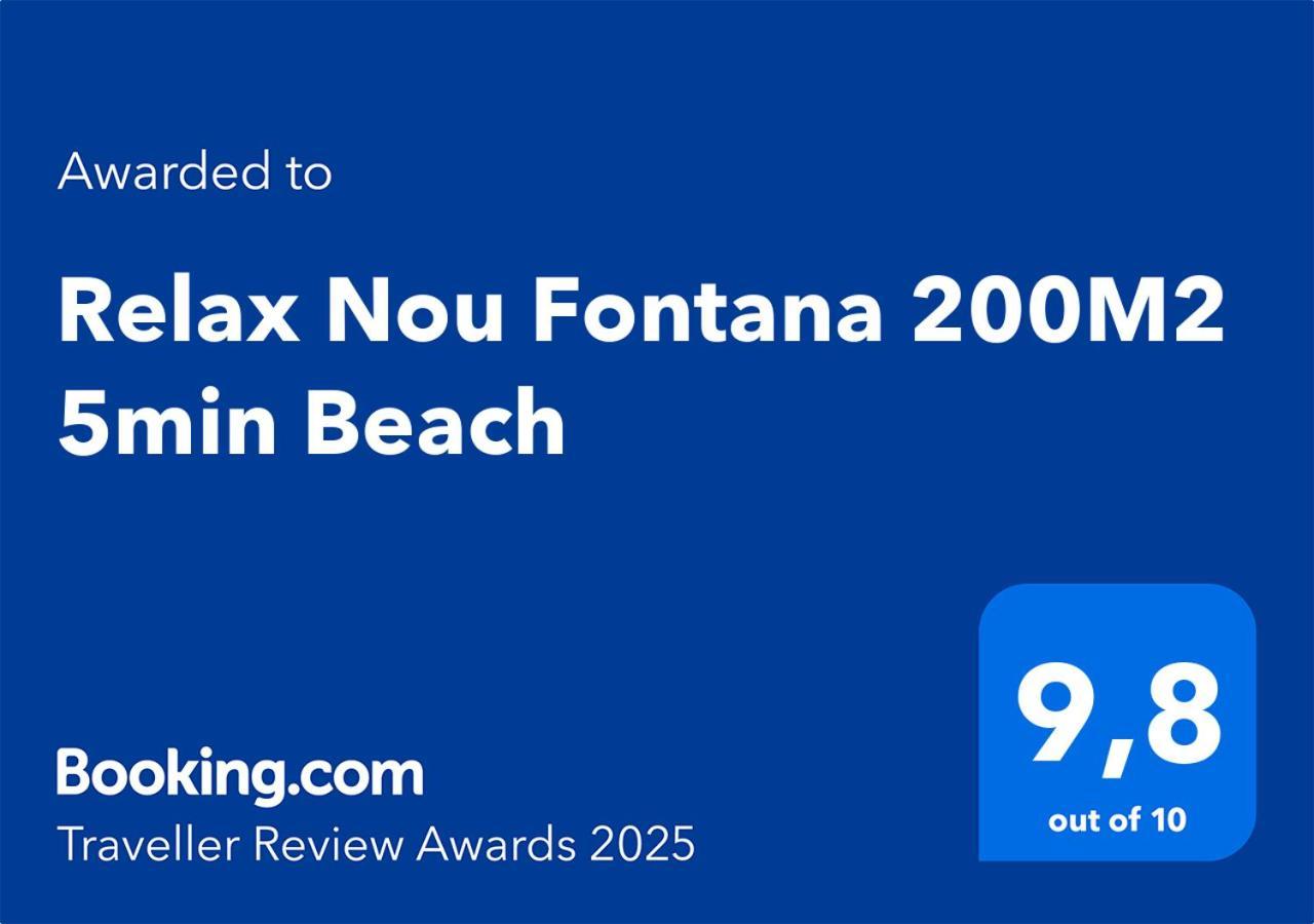 Relax Nou Fontana 200M2 5Min Beach Jávea Esterno foto